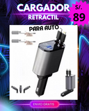 CARGADOR RETRÁCTIL PARA AUTO