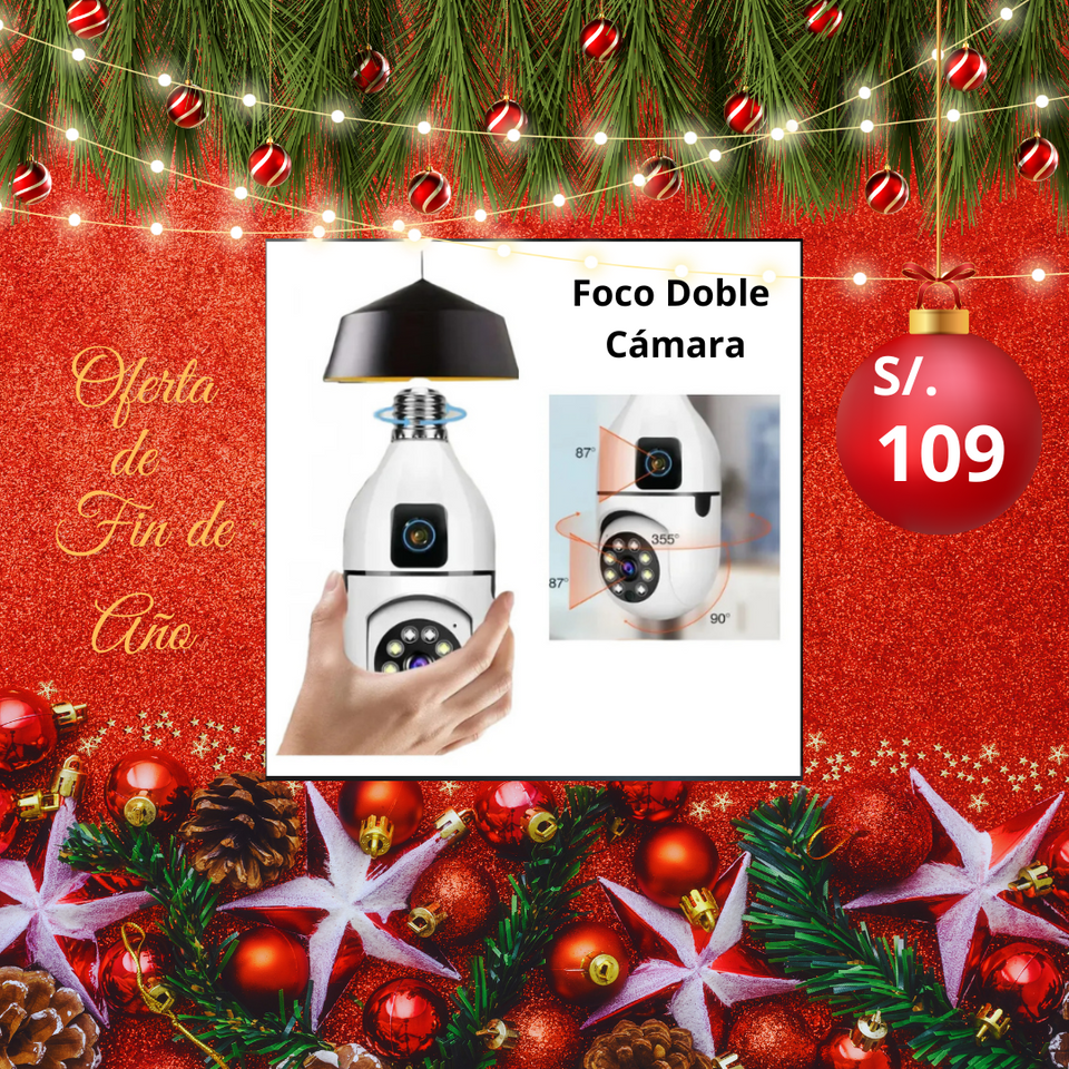 CAMARA FOCO DOBLE LENTE 360