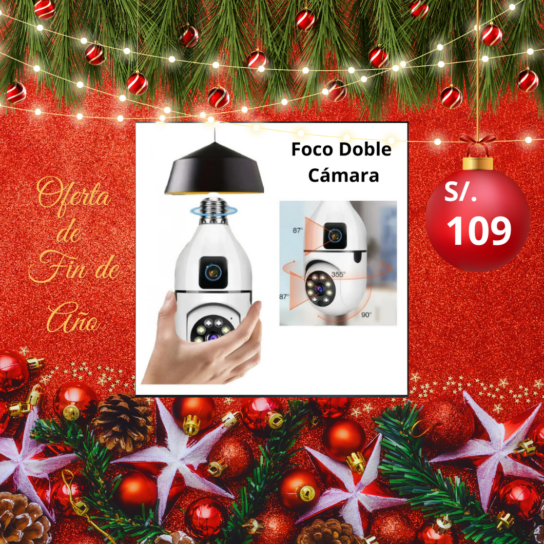 CAMARA FOCO DOBLE LENTE 360