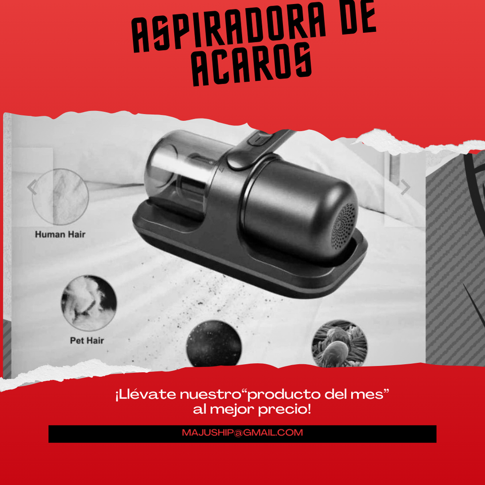ASPIRADORA DE ÁCAROS CON SISTEMA UV💯