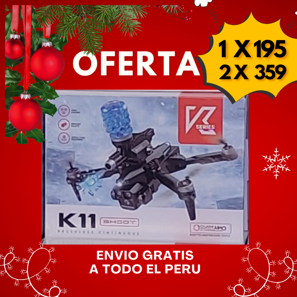 DRONE K11   MAX  4K - Lanzador Bolas de Gel